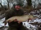 22lbs 14oz Pike from River Dee. A New River Dee PB Esox for me