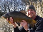 7lbs 5oz Tench from Private Lake. Use your Watercraft
