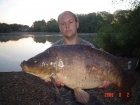23lbs 6oz carp from Local Club Water using pemier baits popup.