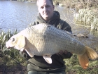 James Cracknell 19lbs 12oz carp ghostie from Bayliss Pools
