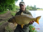James Cracknell 16lbs 4oz common carp from Lakeside Fishery using squid and octopuss 16mm dynamite baits.