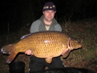 38lbs 0oz Common Carp from Aveley Lakes using Essex carp baits F.I.A Wafter.. The carp was caught over a pre-bait spot on a  Korda size 8 wide gape hook with shrink tube, kryston Merlin hook length