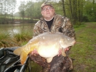 Marc Fossey 29lbs 9oz carp from La Petite Martiniere using Marolles Baits  BlueBerry.. Caught  59 carp this week with 14 over 20's 8 teens and 37 under 10's also 4 nice size tench with best of 