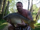Marc Fossey 22lbs 12oz carp from La Petite Martiniere using Mainline Cell.