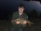 4lbs 4oz carp from Dordogne. simple, corn on a hook