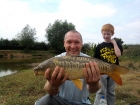 Jacob Bishop 7lbs 9oz Mirror Carp from Fletchers. This is my uncles fish.