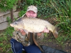 18lbs 4oz Common Carp from Jimmys Lake using Morrisons.. floating bread