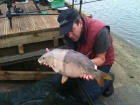 Richard Costello 14lbs 5oz Mirror Carp from Drayton Reservoir using Dynamite Banana and Nut Crunch Pop Up.
