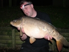24lbs 7oz Mirror Carp from Rookley Country Park using Carp Company Icelandic Red Cranberry & Caviar.