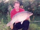 Kieron Axten 22lbs 11oz Common Carp from Cuttle Mill Carp Fishery using Nutrabaits Big Fish Mix with Black Pepper and Caviar.
