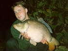 Kieron Axten 17lbs 3oz Mirror Carp from Trentham Gardens using Mainline Grange CSL.. Italian style mirror - my first fish from Trentham