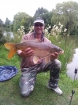 15lbs 3oz carp common from tetney lincolnshire. nice looking carp tetney campsite. 15 lb 3oz