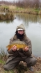 5lbs 3oz carp from private pond doncaster using green giant.. hi this is my first carp session of the year only the one carp to show for my time , still enjoyed it whatever.. got on sweetcorn hair