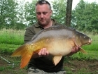 22lbs 7oz Mirror Carp from Etang de Cosse using Solar Club Mix (Squid & Octopus, Stimulin and Anchovy).