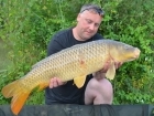 Kieron Axten 19lbs 5oz Common Carp from Mas Bas - Angling Lines Holidays using Quest Baits Rahja Spice.