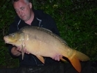 Kieron Axten 23lbs 9oz Mirror Carp from Mas Bas - Angling Lines Holidays using Quest Baits Rahja Spice.