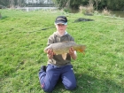 6lbs 0oz Common Carp from Norman's Pools using solar banana and toffee pop up.