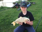 3lbs 0oz Ghost Carp from Norman's Pools using solar banana and toffee pop up.