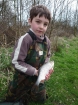 William Fletcher 11oz Roach from Birch House Lakes. Best roach of the day. Caught at 8m range on a Sensas Pole. 5lbs Korum line to 2.7 Drennan Hooklength and size 16 hook. (barbless)