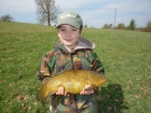 4lbs 5oz Tench from Private Lake using Enterprise Tackle.. Greys X-Flite Rod, Okuma Reel, Daiwa Infinity Duo Line, Fox open ended feeder, Kryston Super-Mantis hooklength, Korum size 12 hook.