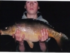 Paul Mcevoy 15lbs 14oz carp from Little Aston using mainline.