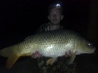 Paul Fox 24lbs 0oz Common Carp from Hawkhurst Fish Farm. fishing shallow water