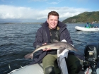 John Oakley 5lbs 1oz Spurdog from Sea using Ron Thompson feather rig.