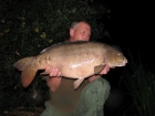 28lbs 4oz Mirror Carp from Rookley Country Park using carp company.. garfield