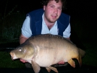 Daniel William Spreckley 30lbs 0oz Mirror Carp from Les Croix using The Grange plum flavour.. This fish doesn't have much to say for itself except for its size and looks. It just bobbed the indicator