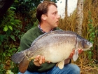 21lbs 6oz Mirror Carp from Cuttle Mill Carp Fishery using Paul Walker Monster Crab.