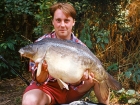 27lbs 4oz Mirror Carp from Cuttle Mill Carp Fishery using Paul Walker Monster Crab.. Peg 1