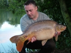 22lbs 8oz Mirror Carp from Rookley Country Park using Carp Company Icelandic Red Cranberry & Caviar.