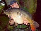 Kieron Axten 25lbs 12oz Mirror Carp from Local Club Water using Solar Club Mix (Squid & Octopus, Stimulin and Anchovy).