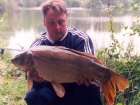 17lbs 2oz Mirror Carp from Woodland Waters using Nutrabaits Big Fish Mix with Black Pepper and Caviar.