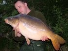 34lbs 2oz Mirror Carp from Lac Du Val using Quest Baits Lac Du Val Specials.. Fished most of the week in front of the lodge, but did two nights opposite for 30lb 2oz, 38lb, 34lb 4oz, 25lb 5oz, 18lb