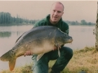 34lbs 6oz Leather Carp from Parisot using Nutrabaits  - Fruit Special.. Part of an amazing morning fishing - the biggest of 6 x 30's! A fish that normally goes well over 45lbs however had spawned