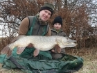 23lbs 3oz Pike from Private Lake using Dynamite.. A slow run turned into this PB pike. Taken on simple ledger tactics approx 1 rod length from the bank.  Bait was a small smelt.