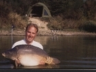 32lbs 10oz Mirror Carp from Fishabil using Nutrabaits Big Fish Mix - Fruit Special.. Caught at 105 yards range - to marker. Shimano Diaflash rod, Daiwa Tournament reel, 12 lbs Berkley Big Game Line,