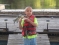 Jaret (6 years old) nothing more fun than when the Silvers start running!