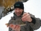 Perch of about 12oz in the snow